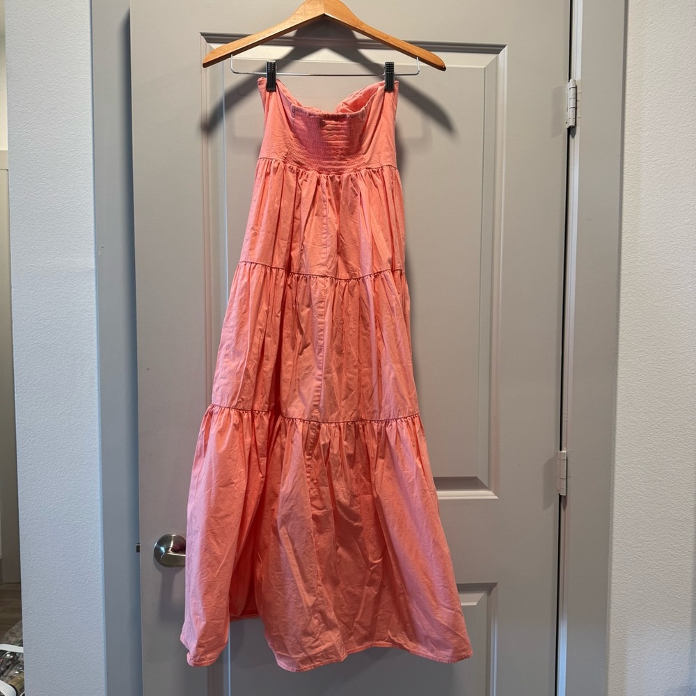 STAUD Strapless Button-Down Dress - Picture 6 of 8